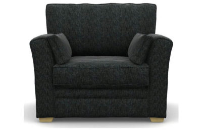 Heart of House Malton Fabric Cuddle Chair - Colbalt